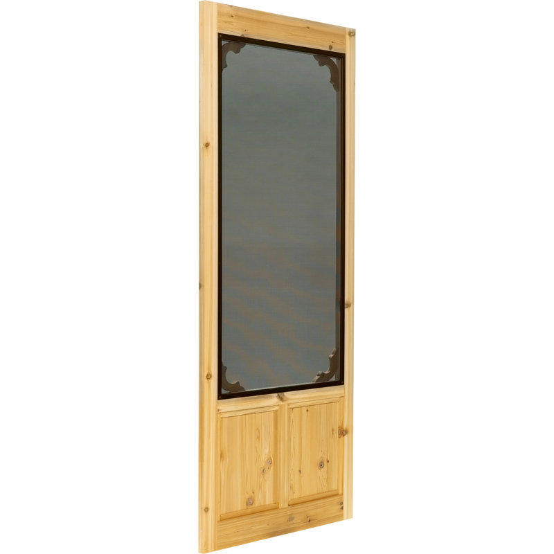 KIBY Unfinished Cedar Slab Screen Doors & Reviews Wayfair